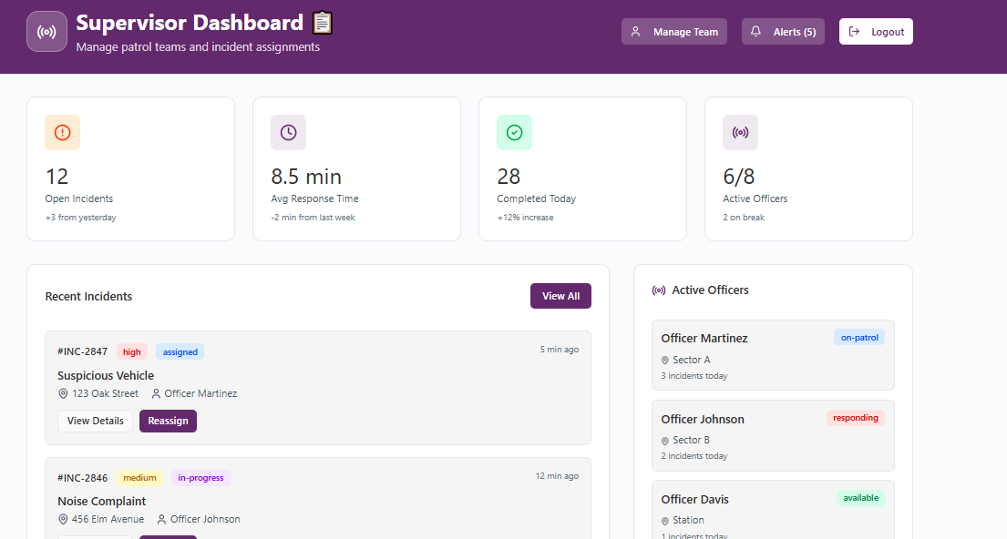 Web Dashboard